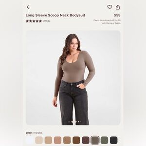 Nuuds - Scoop Neck Bodysuit